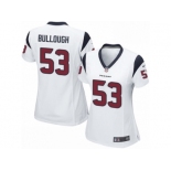 Women's Nike Houston Texans #53 Max Bullough Limited White NFL Jersey