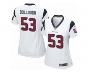 Women's Nike Houston Texans #53 Max Bullough Limited White NFL Jersey