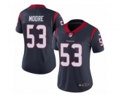 Women's Nike Houston Texans #53 Sio Moore Navy Blue Team Color Vapor Untouchable Limited Player NFL Jersey