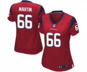 Women's Nike Houston Texans #66 Nick Martin Game Red Alternate NFL Jersey