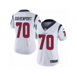 Women's Nike Houston Texans #70 Julien Davenport Vapor Untouchable Limited White NFL Jersey