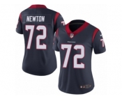 Women's Nike Houston Texans #72 Derek Newton Vapor Untouchable Limited Navy Blue Team Color NFL Jersey