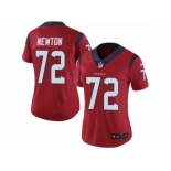 Women's Nike Houston Texans #72 Derek Newton Vapor Untouchable Limited Red Alternate NFL Jersey