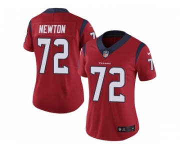 Women's Nike Houston Texans #72 Derek Newton Vapor Untouchable Limited Red Alternate NFL Jersey