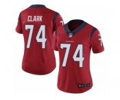 Women's Nike Houston Texans #74 Chris Clark Vapor Untouchable Limited Red Alternate NFL Jersey