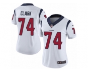 Women's Nike Houston Texans #74 Chris Clark Vapor Untouchable Limited White NFL Jersey