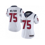 Women's Nike Houston Texans #75 Vince Wilfork Vapor Untouchable Limited White NFL Jersey