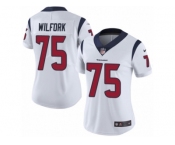 Women's Nike Houston Texans #75 Vince Wilfork Vapor Untouchable Limited White NFL Jersey