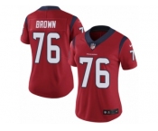 Women's Nike Houston Texans #76 Duane Brown Vapor Untouchable Limited Red Alternate NFL Jersey