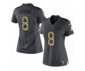 Women's Nike Houston Texans #8 Nick Novak Limited Black 2016 Salute to Service NFL Jersey