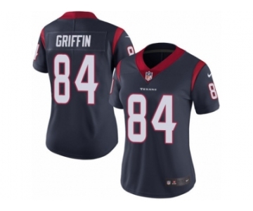 Women's Nike Houston Texans #84 Ryan Griffin Vapor Untouchable Limited Navy Blue Team Color NFL Jersey