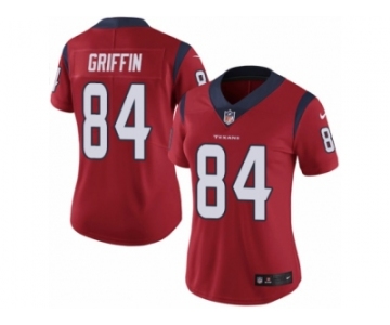 Women's Nike Houston Texans #84 Ryan Griffin Vapor Untouchable Limited Red Alternate NFL Jersey