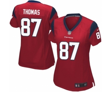 Women's Nike Houston Texans #87 Demaryius Thomas Game Red Alternate NFL Jersey