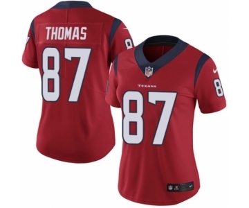 Women's Nike Houston Texans #87 Demaryius Thomas Red Alternate Vapor Untouchable Limited Player NFL Jersey