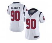 Women's Nike Houston Texans #90 Jadeveon Clowney Vapor Untouchable Limited White NFL Jersey