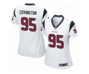 Women's Nike Houston Texans #95 Christian Covington Limited White NFL Jersey