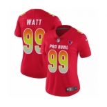 Women's Nike Houston Texans #99 J.J. Watt Limited Red AFC 2019 Pro Bowl NFL Jersey