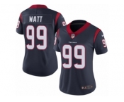 Women's Nike Houston Texans #99 J.J. Watt Vapor Untouchable Limited Navy Blue Team Color NFL Jersey