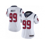 Women's Nike Houston Texans #99 J.J. Watt Vapor Untouchable Limited White NFL Jersey