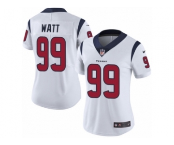 Women's Nike Houston Texans #99 J.J. Watt Vapor Untouchable Limited White NFL Jersey