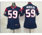 nike women nfl houston texans #59 mercilus blue[nike]