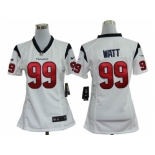 nike women nfl jerseys Houston Texans #99 Watt White [nike]