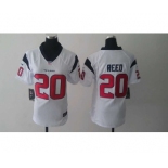 nike women nfl jerseys houston texans #20 ed reed white[nike]