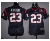 nike women nfl jerseys houston texans #23 foster blue[10th Patch][nike]