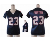 nike women nfl jerseys houston texans #23 foster blue[draft him ii top]