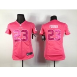 nike women nfl jerseys houston texans #23 foster pink[nike]