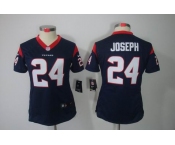 nike women nfl jerseys houston texans #24 joseph blue[nike limited]