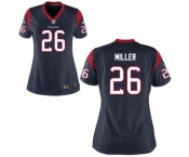 nike women nfl jerseys houston texans #26 miller blue[nike]