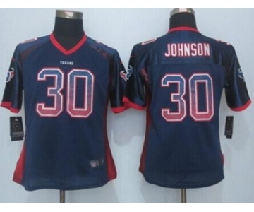 nike women nfl jerseys houston texans #30 johnson blue[Elite drift fashion]