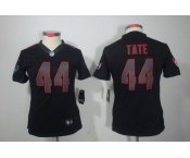 nike women nfl jerseys houston texans #44 tate black[nike impact limited]