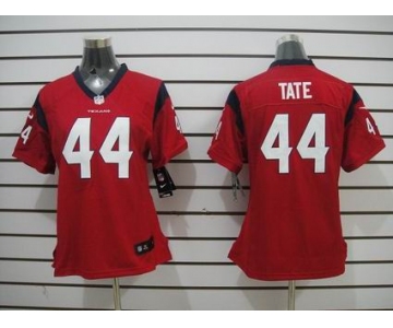 nike women nfl jerseys houston texans #44 tate red[nike]