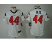 nike women nfl jerseys houston texans #44 tate white[nike limited]