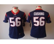 nike women nfl jerseys houston texans #56 cushing blue[nike limited]