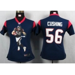 nike women nfl jerseys houston texans #56 cushing blue[portrait fashion]