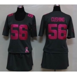 nike women nfl jerseys houston texans #56 cushing dk.grey[breast cancer awareness]