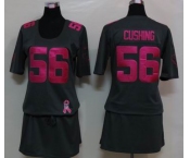 nike women nfl jerseys houston texans #56 cushing dk.grey[breast cancer awareness]