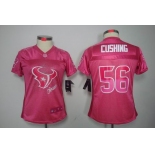 nike women nfl jerseys houston texans #56 cushing pink[2012 fem fan]