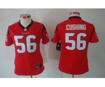 nike women nfl jerseys houston texans #56 cushing red[nike limited]