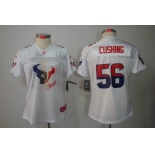 nike women nfl jerseys houston texans #56 cushing white[2012 fem fan]