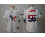 nike women nfl jerseys houston texans #56 cushing white[2012 fem fan]