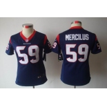 nike women nfl jerseys houston texans #59 mercilus blue[nike limited]