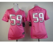 nike women nfl jerseys houston texans #59 mercilus pink[nike love's]