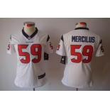 nike women nfl jerseys houston texans #59 mercilus white[nike limited]