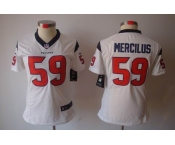 nike women nfl jerseys houston texans #59 mercilus white[nike limited]