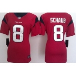 nike women nfl jerseys houston texans #8 schaub red[nike]