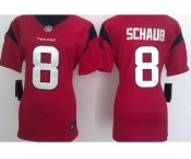 nike women nfl jerseys houston texans #8 schaub red[nike]